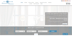 Desktop Screenshot of hotel-daumesnil.com